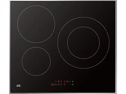 Placa de Inducción OK OBH 3611-1 3 zonas 18/29 cm 51,7 cm