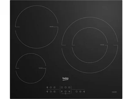 Placa de Inducción Beko HIIS63206M 3 zonas 60 cm 28 cm