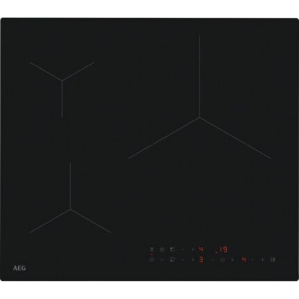placa inducción AEG TN63IV0BCT 3 zonas 58 cm Negro