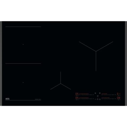 placa inducción AEG V84IIB10FB 4 zonas 780 mm Negro